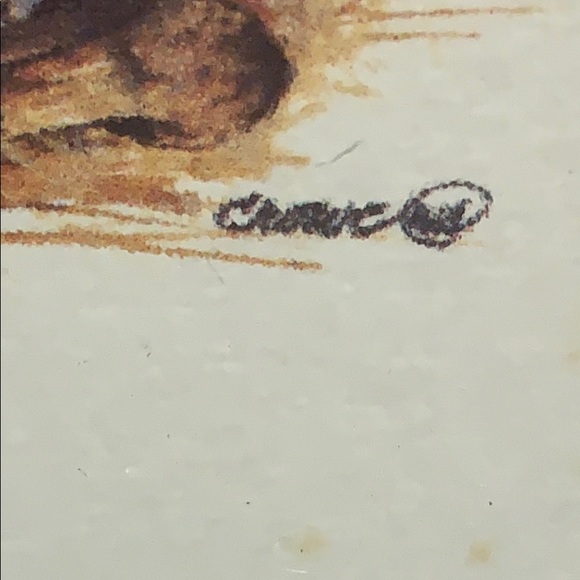 Double framed hunting art yellow Black Labrador - Picture 9 of 12